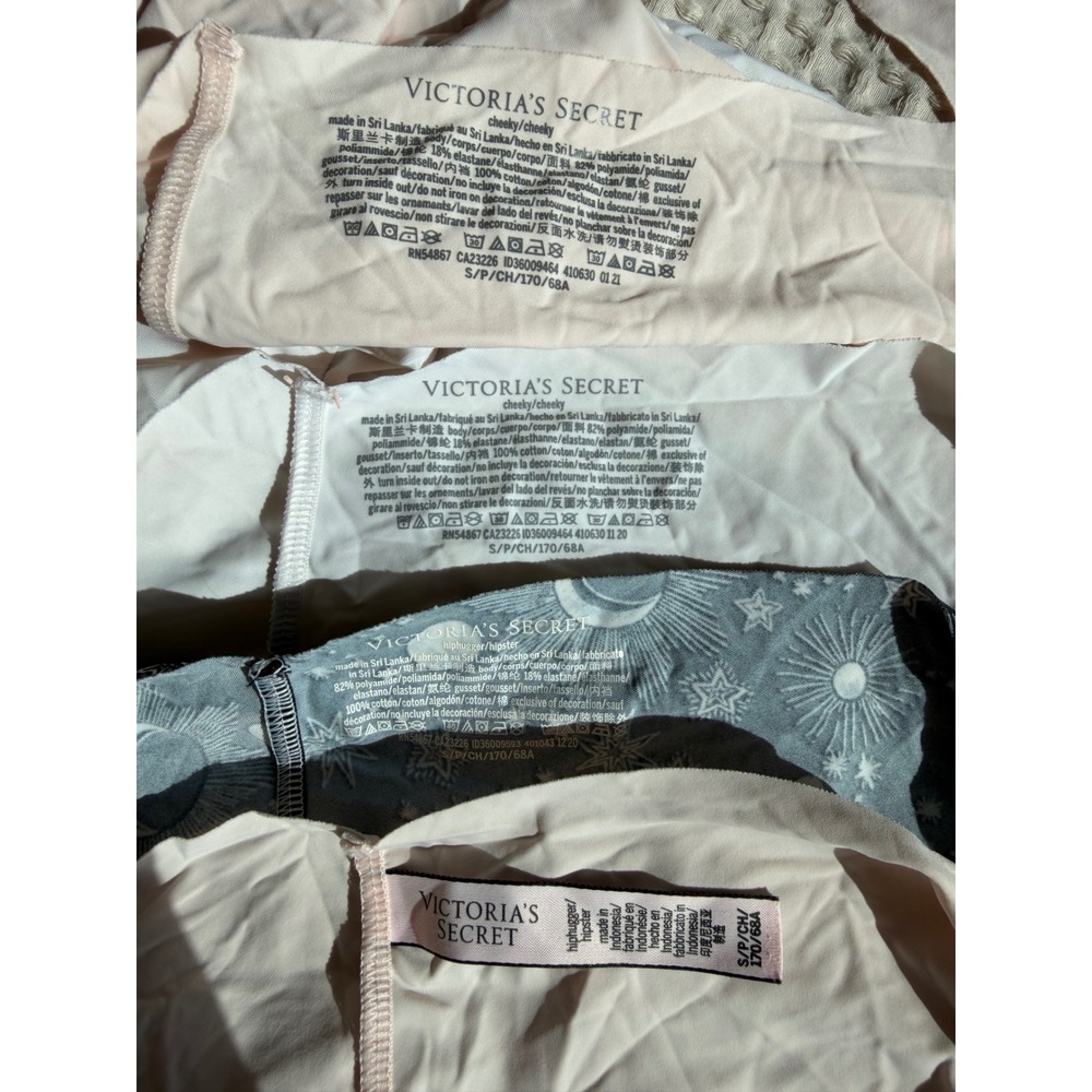 Victoria's Secret Panty Lot 4 Small S Seamless Cheeky Hiphugger - Picture 6 of 8